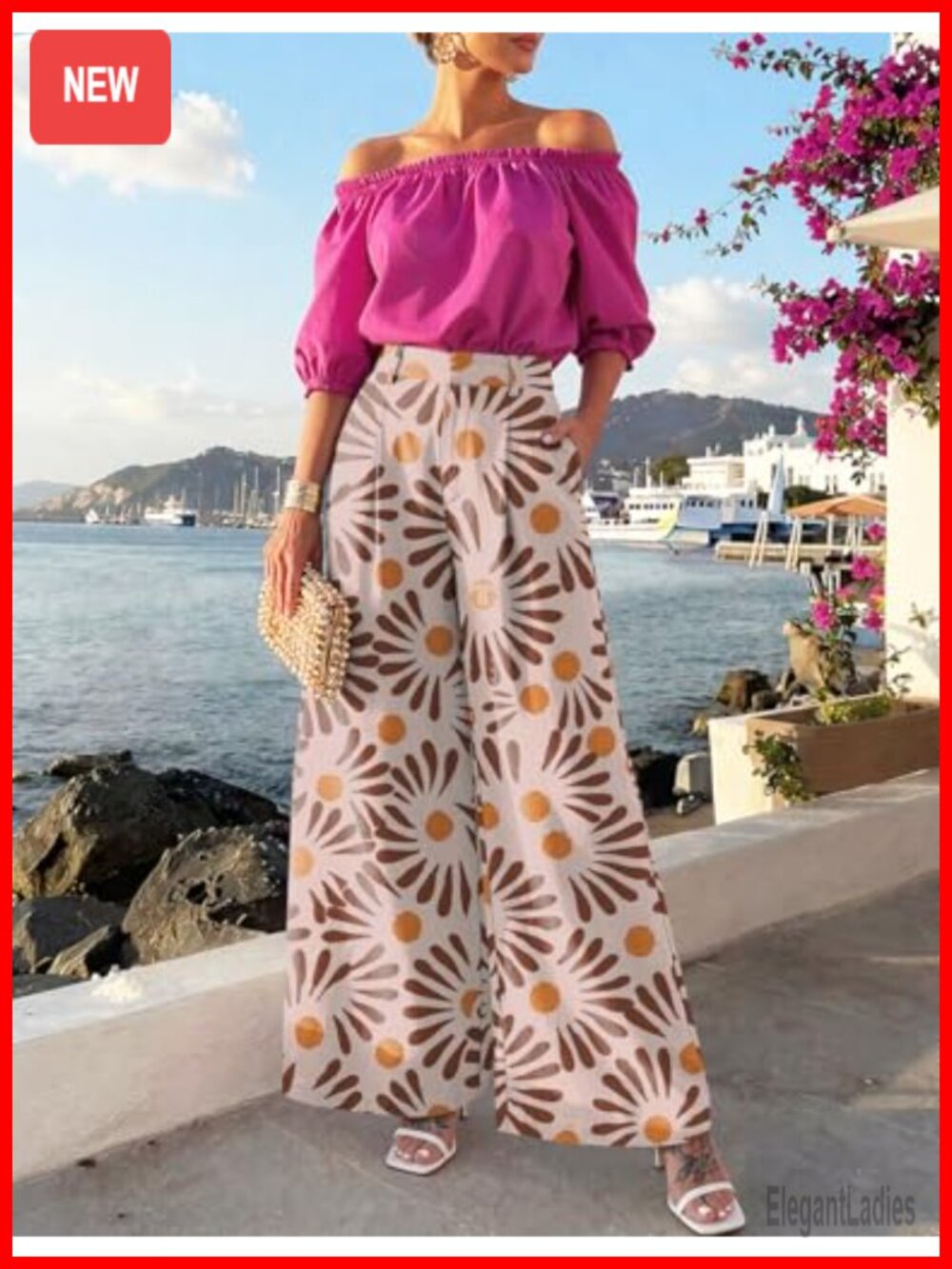 Womens Linen Palazzo Pants High Waist Pleated Wide Leg Trousers Pockets - Picture 5 of 6